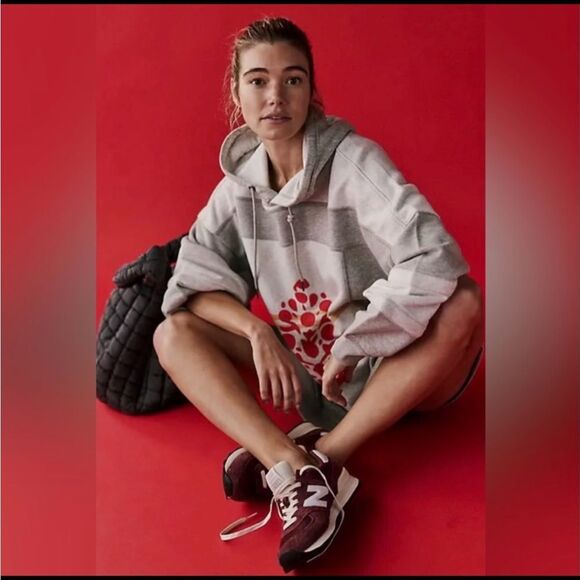 We The Free Tops - FREE PEOPLE  Triple Threat Longline Hoodie